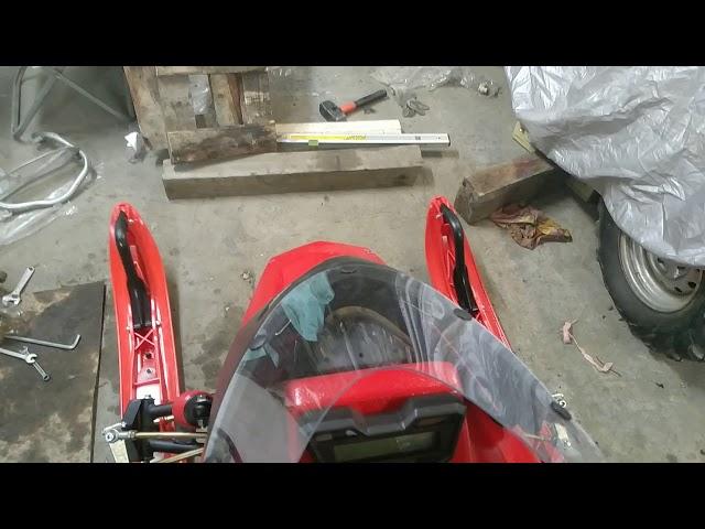 Поворачиваемость (работа рулевых тяг и сошки) на sf150l