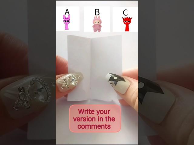 Did you see it?   Quiz emoji Sprunki Pinki, Labubu #quiz #guess #funny #sprunki #emoji #labubu