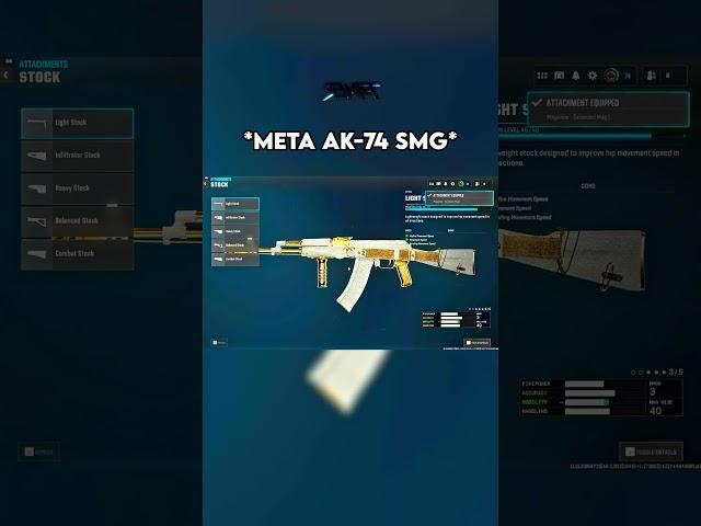THE *META* AK-74 SMG is BACK on WARZONE  #warzone #callofduty #bo6 #rebirthisland #cod #shorts