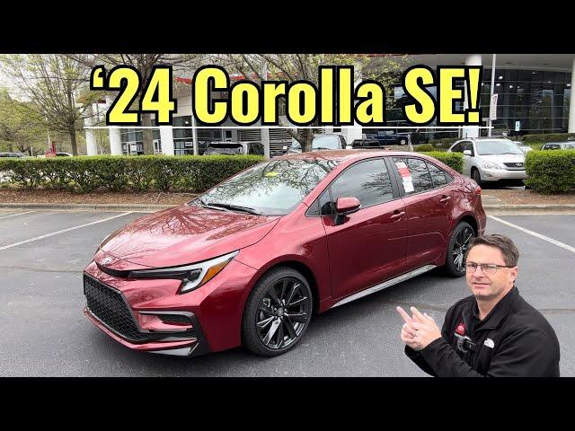 Explore 2024 Toyota Corolla SE Inside & Out!