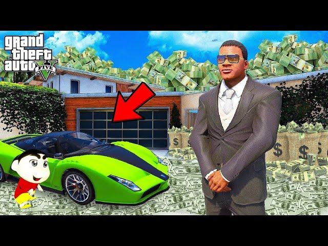 Franklin & Shinchan Won A Jackpot Lottery $1,000,000,000,000 In GTA 5 | GTA 5 Mods | Vishnu Gta