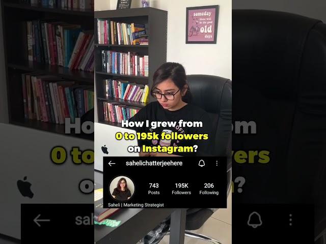 How I got 195K Followers on Instagram | 7 Strategies to Grow on Instagram | Saheli 