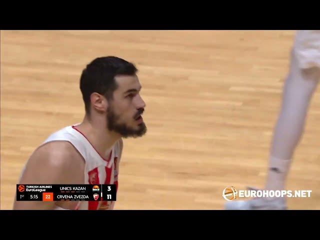 UNICS Kazan - Crvena Zvezda mts Belgrade 77-84: Nikola Kalinic (20 points, 6 assists)