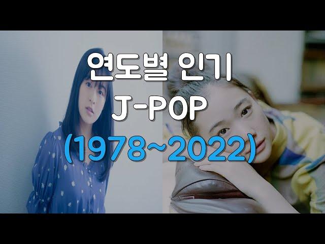 Popular J-Pop Music from Every Year (1978~2022)