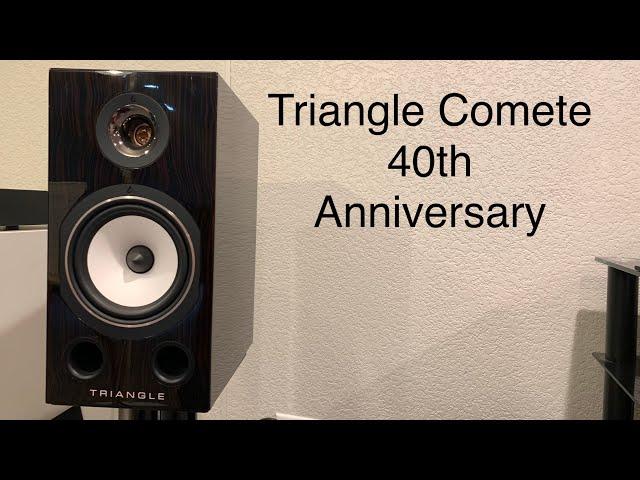 Triangle 40th Anniversary Comete Speaker Review! Luxury Looks And Sound!