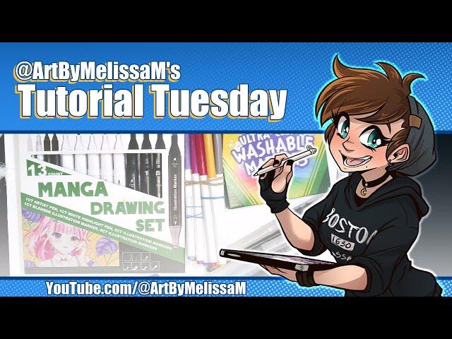 Tutorial Tuesday Livestream: Cheap Inking & Coloring