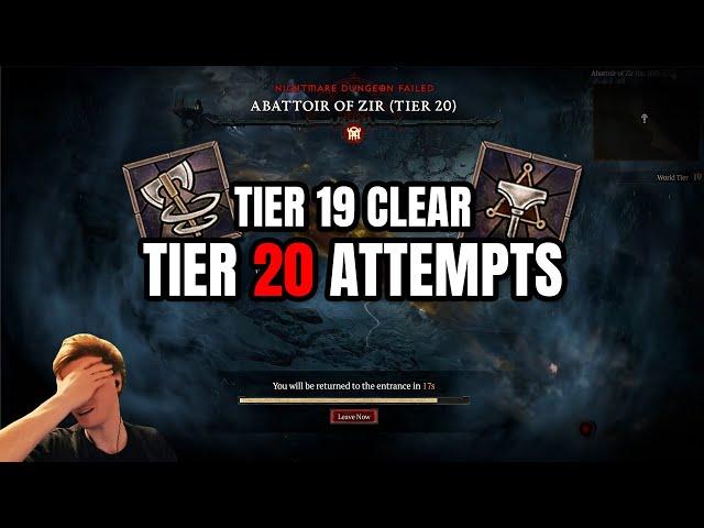 TIER 20 BLASTING with Whirlwind HotA Barb! Diablo 4 Season 2 AoZ