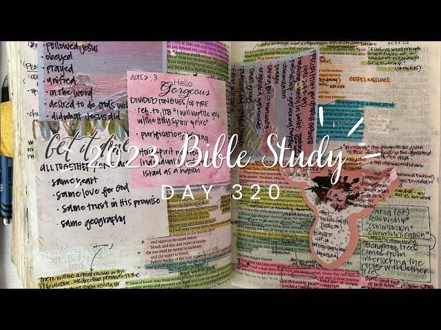 Study the Bible in One Year: Day 320 Acts 1-3 | Bible study for beginners