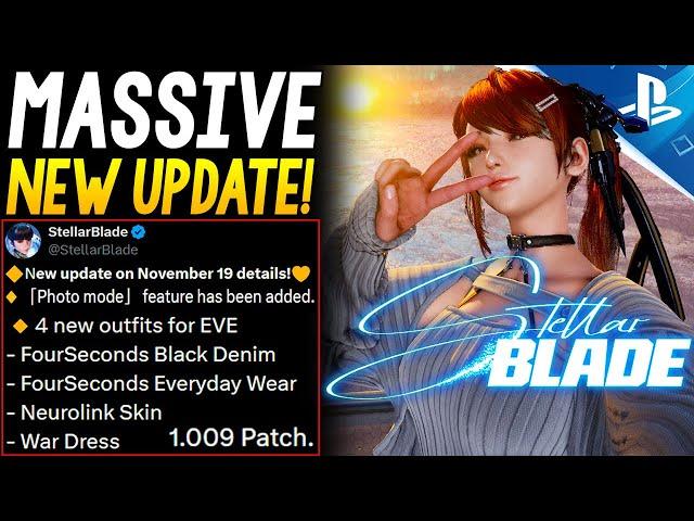 Massive NEW Stellar Blade Update OUT NOW! PHOTO MODE, 4 NEW OUTFITS + More Stellar Blade News!