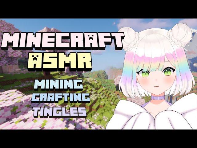 [ASMR] chill minecraft for relaxation| soft spoken & whispering | exploration | 3DIO #asmr