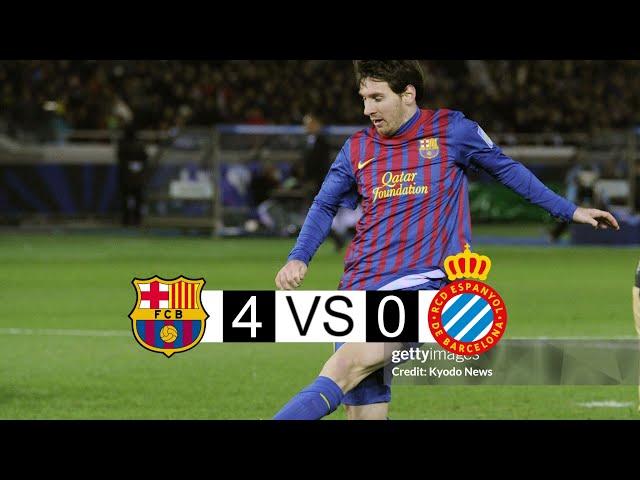 Messi Magic and Total Domination! Barcelona Thrash Espanyol 4-0 | 2012 Highlights