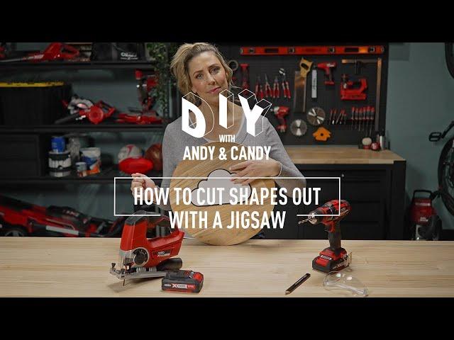 How to Cut Shapes Out with a Jigsaw | Ozito DIY with Andy & Candy