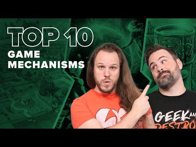 Top 10 Game Mechanisms - BGG Top 10 w/ The Brothers Murph