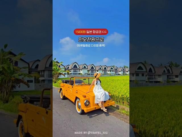 15000원짜리 일본 항공권+ 제주 왕복 9900원️#제작지원 #항공권 #일본여행 #도쿄여행 #오사카여행 #비행기