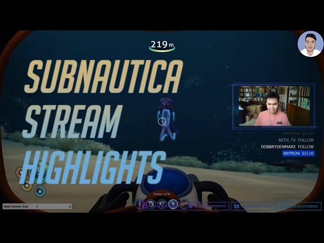 Minecraft but Underwater | Subnautica Stream Reactions!