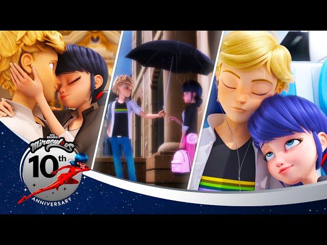 ЛЕДИ БАГ И СУПЕР-КОТ |  ADRIENETTE  | 10 лучших моментов | 10-летний юбилей 