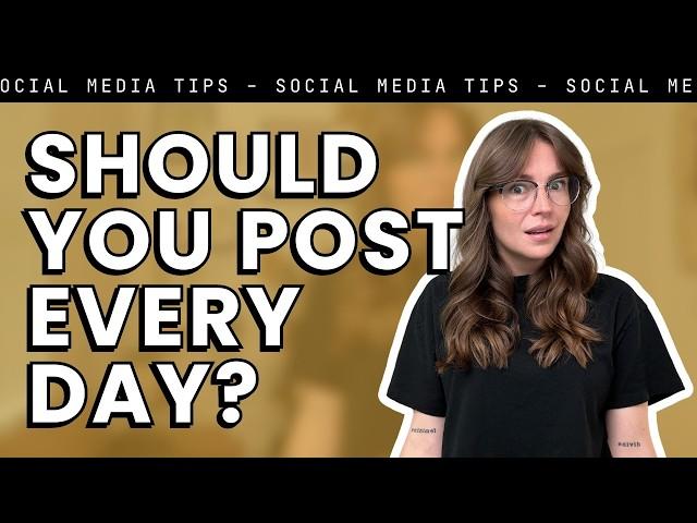 Should you post EVERY day on social media to grow your business?