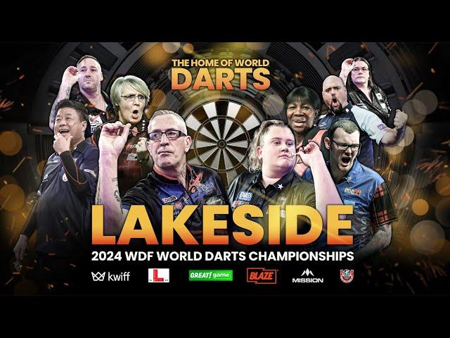  LIVE: 2024 WDF Lakeside World Darts Championship •  Day 3 Evening Session