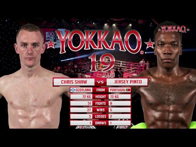 YOKKAO 19: Chris Shaw vs Jersey Pinto -  YOKKAO Muay Thai UK Ranking 72,5kg