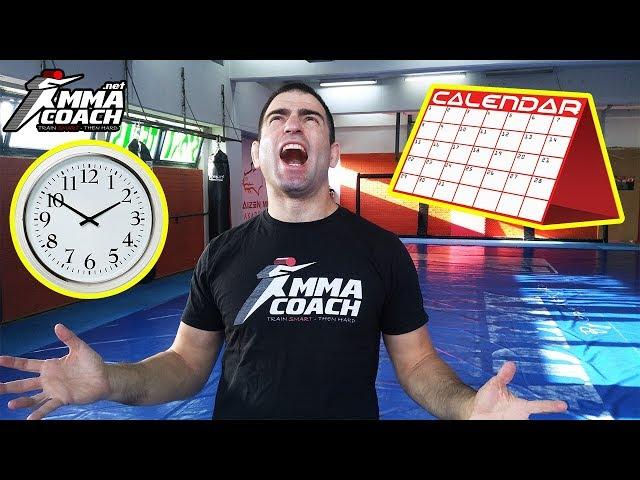 MMA Training Schedule: 7 tips to organize it