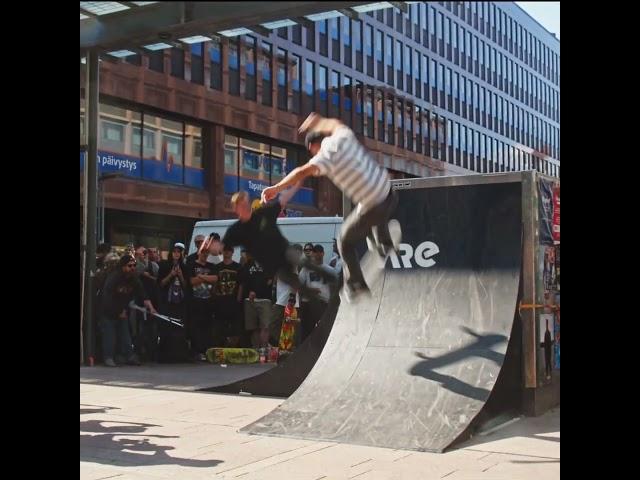 Back To Back Hammering at HELride. #shorts  #skateboarding #skatepark #skatecontest