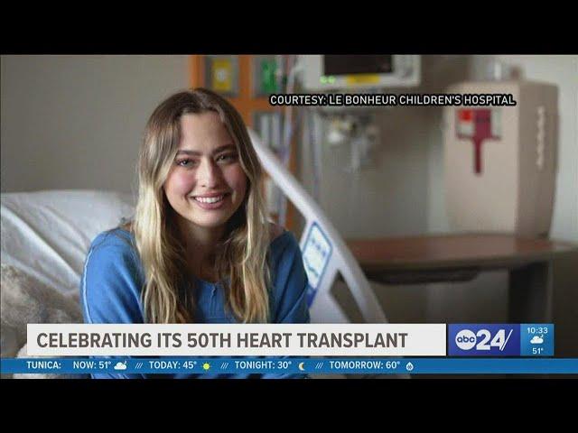 Le Bonheur Children's Hospital celebrates its 50th heart transplant