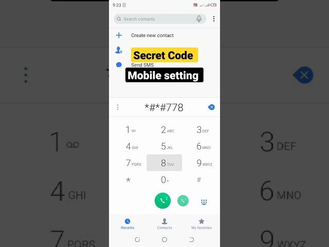 secret Code||android factory reset setting 2023#secretcode #factorysecret #android #tricks