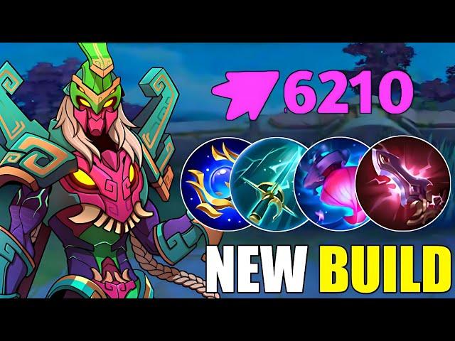 EXP LANE‼️GLOBAL ZHASK NEW HIGH RANK BUILD AND EMBLEM  2024(must try)