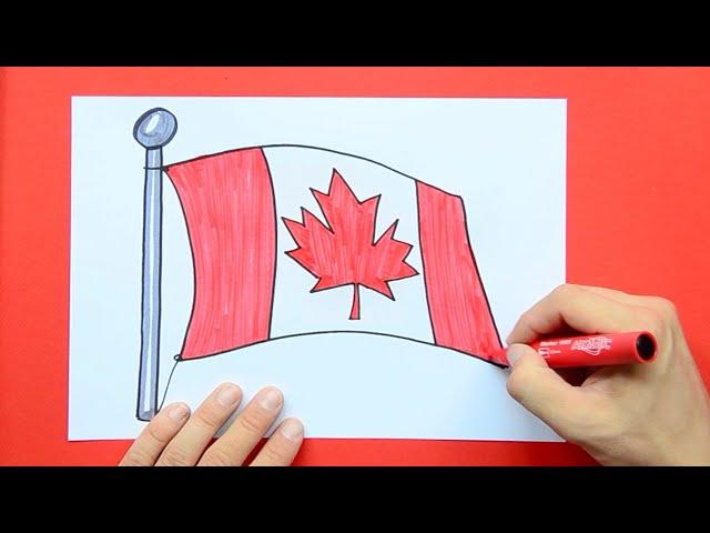 How to draw the National Flag of Canada