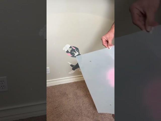 Dad fixes hole in kids bedroom! ️