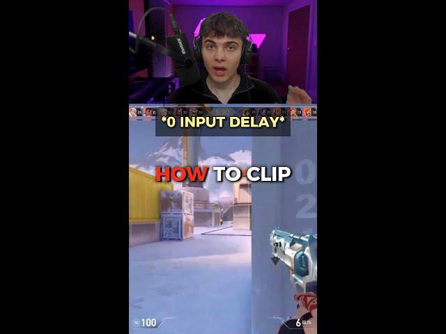 HOW TO CLIP FOR 0 INPUT DELAY