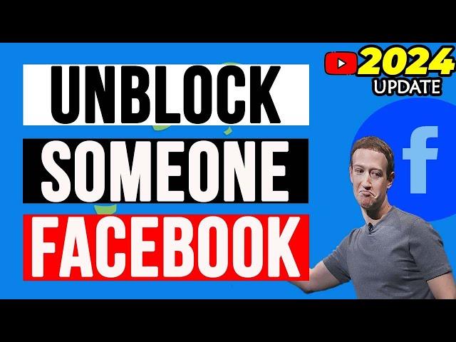 How to Unblock Someone on Facebook | Tetu Tech.