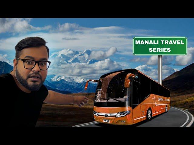 EP 1: Delhi To Manali Road Journey by Bus in Heavy Rainfall | Gaurav Chamber