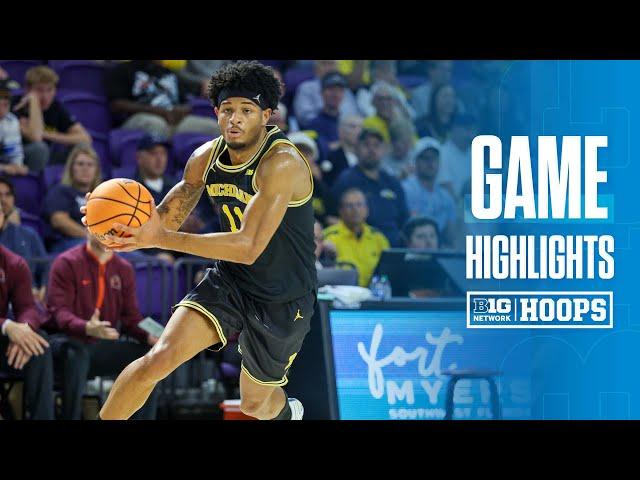 Virginia Tech vs. Michigan | HIGHLIGHTS | Big Ten Basketball | 11/25/24