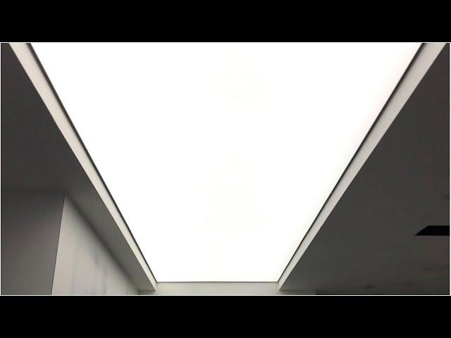 Stretch ceiling Barrisol installation tutorial