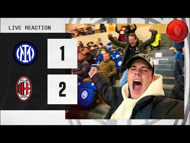  STATE MUTI!!!! - INTER 1-2 MILAN | LIVE REACTION SAN SIRO TIFOSO ROSSONERO