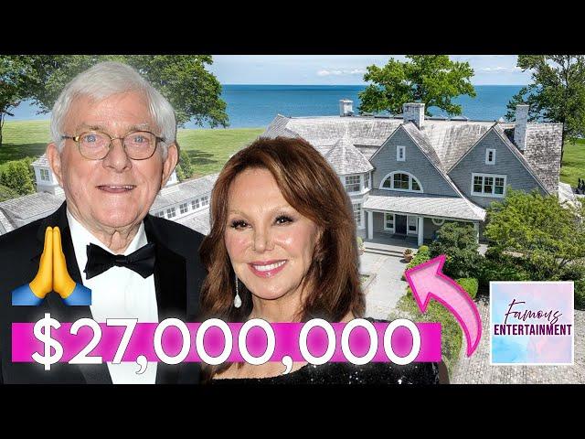 Phil Donahue | House Tour | In Memory | INSIDE The Connecticut Mansion He Shared With Marlo Thomas