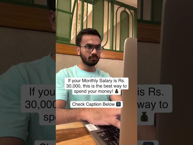 Best way to spend your Rs 30K Salary | How to Manage Salary 30K Salary