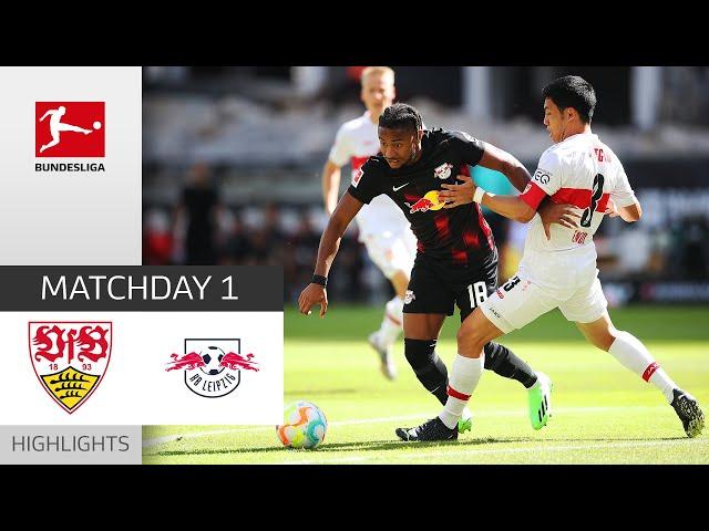 VfB Stuttgart - RB Leipzig 1-1 | Highlights | Matchday 1 – Bundesliga 2022/23