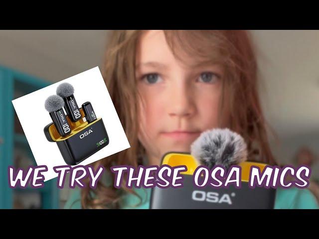 We unbox and test these OSA mics from Amazon for just £39.99.