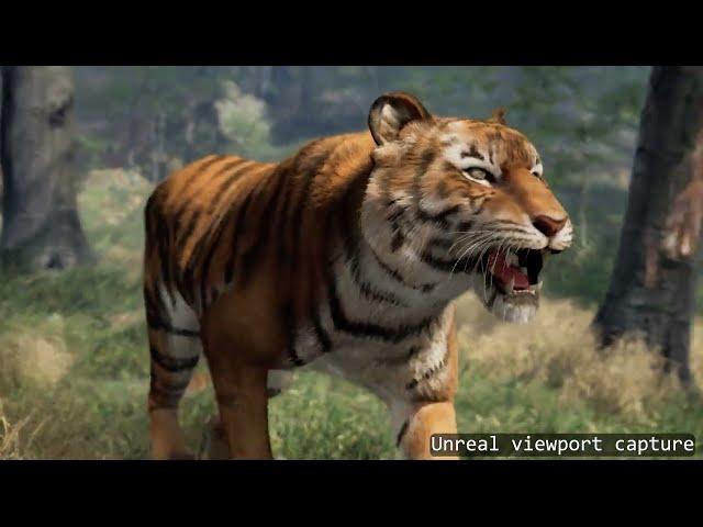 Animal tiger trailer