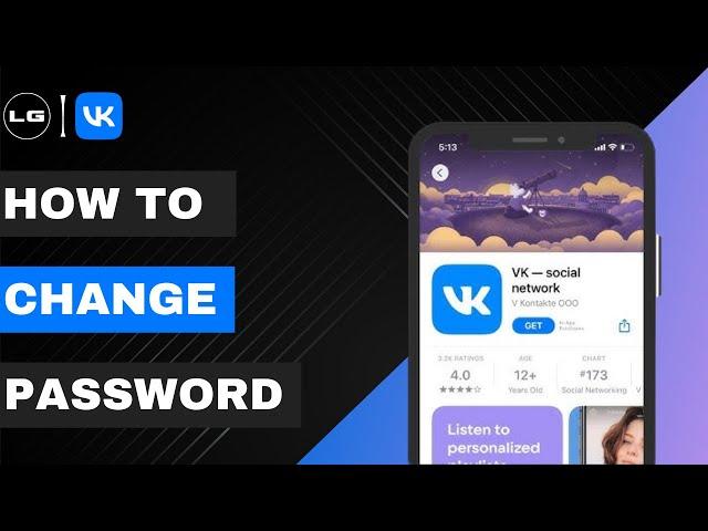 How to Change account Password in VK App