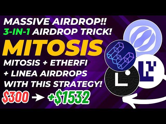 (MITOSIS 4 IN 1) THE BEST STRATEGY TO FARM LINEA SURGE LXP-L POINTS!