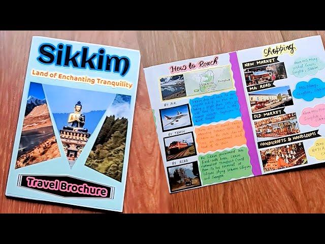 Travel Brochure of Sikkim school project | Complete Sikkim Travel Guide: Places To Visit In Sikkim