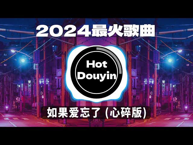 DJ劲爆嗨曲2024最火抖音(DJ歌曲2024最劲爆串烧中文)如果爱忘了 (心碎版) / 最后一页（DJ阿智 remix）/ 不得不爱dj2024 年最劲爆的DJ歌曲 #抖音爆红歌曲DJ版