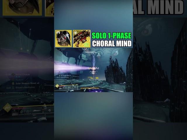 Hunter SOLO One Phase vs Choral Mind.... Destiny 2