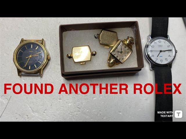 I FOUND ANOTHER ROLEX thrift store finds