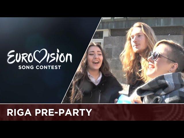 Eurovision Song Contest participants discover Riga (Latvia)