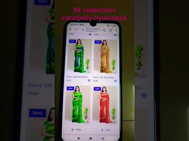 #Rk Collections kukatpally Hyderabad NEW sarees latest model book now fast.