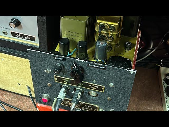 Fun with WW2 Vari Mu valve compressor ! Federal AM 447/G